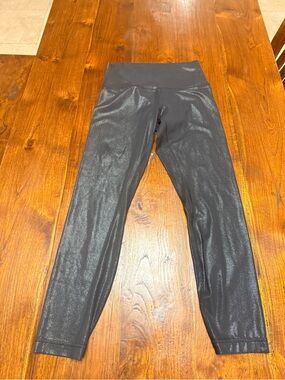 lululemon athletica Shiny Black High-Waist Leggings